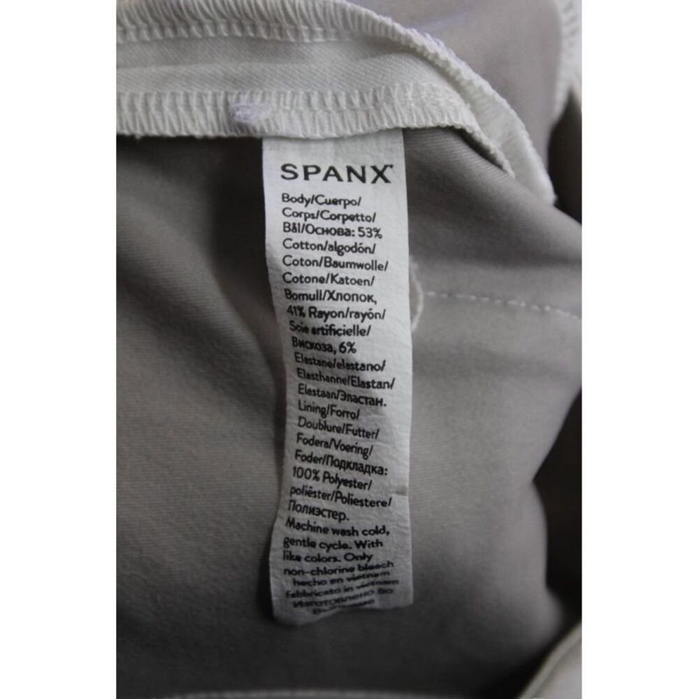 Spanx Women Ankle Cropped Pants White Size S - Picture 6 of 6